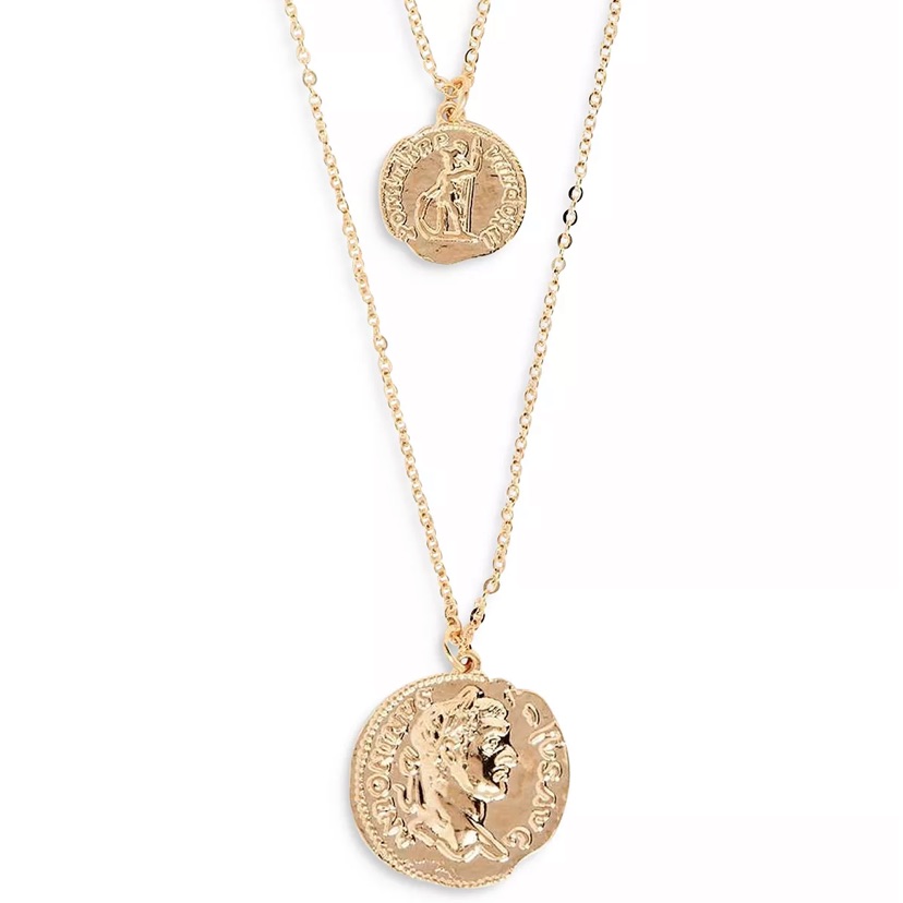 Shashi Double Armor Gold Necklace 55$